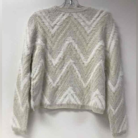 VERO MODA Lorissa Beige Multi Knit Long Sleeve Sweater Size XS - Picture 8 of 12